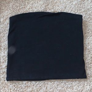 BRANDY MELVILLE Plain Black Tube Top